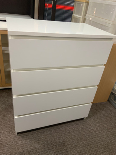 タンス　白　訳あり商品詳細にて　中古^_^