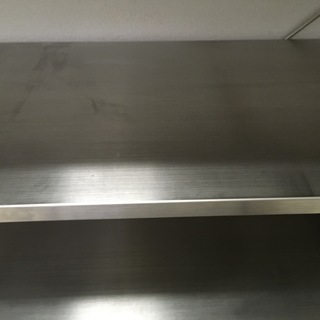 取引中　無印良品　ステンレスユニットシェルフ・ワイド・小 幅８６×奥行４１×高さ８３ｃｍの画像