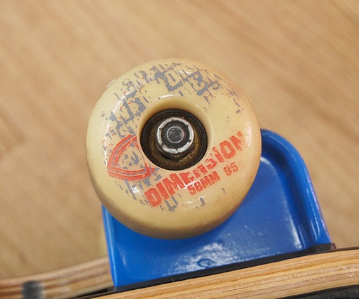 Dimension スケートボード 全長90cm ブラック系 髑髏 ドクロ