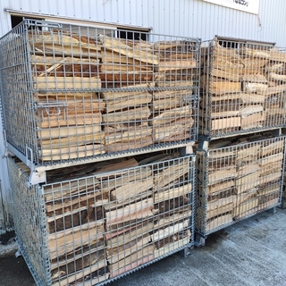 広葉樹薪　1カゴ（約１㎥）