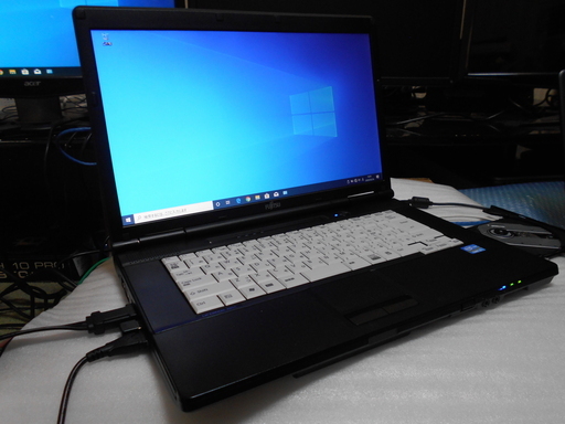 ノートパソコン 富士通 LIFEBOOK Windows10 i5-2520M SSD120GB メモリ6GB