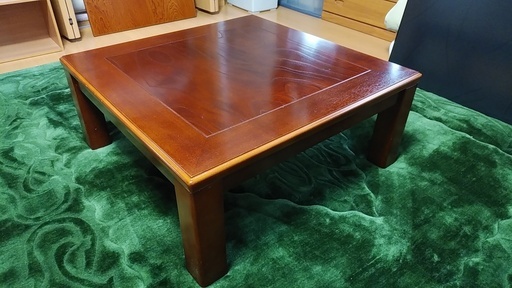 【美品】座卓（サイズ：約８０ｘ８０ｘ３３ｃｍ）