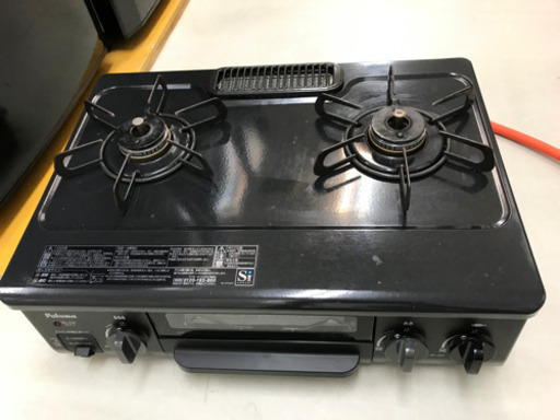 【リサイクルショップ八光　田上店　安心の3か月保証　配達・設置OK】パロマ ガステーブル コンパクト 水無し片面焼き 56cm プロパンガス(LPG) 左強火 ニュートラルグレー IC-N36BS-L-LPG