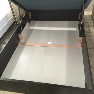 中古 ニトリ×錦之堂インターナショナル 跳ね上げ式 ダブルベッド Nスリーププレミアム 141×214×89 【店舗近郊限定販売】の画像