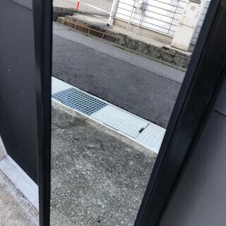 スタンドミラー 姿見 鏡 鉄枠 インテリア 家具 の画像