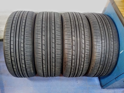 夏 2019年 4本 ヨコハマ 215/50R17【点検OK】人気の エコス ES31 低燃費 エコタイヤ【~90％富山】ECOS 中古 4本 17インチ 『富山市手渡しもＯＫ』