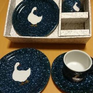 コーヒーカップ、ソーサー2個セットの画像