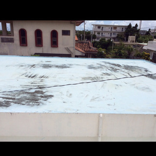 屋上防水、断熱塗装。の画像