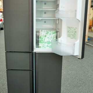 ☆三菱 MITSUBISHI MR-A41M-CH 407L 5ドアノンフロン冷凍冷蔵庫◆動くん棚