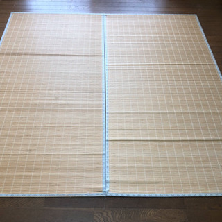 竹ラグ　美品