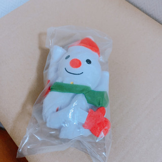 ねこのかぶりもの ゆきだるまの画像