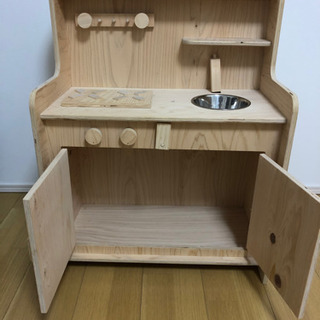 【商談中】桧のままごとキッチンの画像