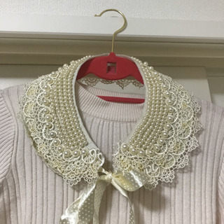 ︎ ✴︎パール&レース付け襟✴︎の画像
