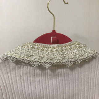 ︎ ✴︎パール&レース付け襟✴︎の画像