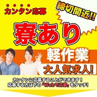 【週払い】<寮完備・月収22.5万円・派遣>自動車工場での軽作業...
