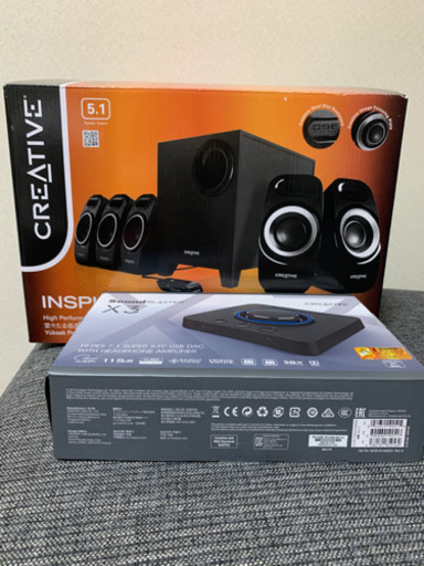 CREATIVE IN-T6300 Sound BLASTER X3セット