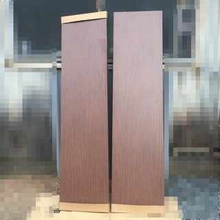 香川県高松市発!!【未使用品2脚セット】木製机 脚折畳 座卓テー...