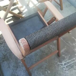 古いです！屋外用テーブルイスセットの画像