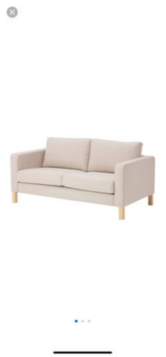 IKEAのソファ(ブラウン