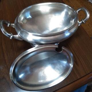 カレー皿？　小物入れに　ニッケルシルバーの画像