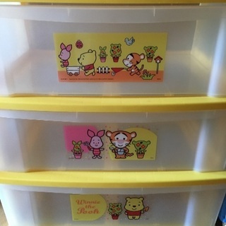 ぷーさん、中古収納ケース