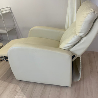 【3月末まで特別価格！】【値下げ】リクライニング　チェア　ソファ　ネイル　サロン　アイラッシュの画像