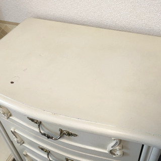 フィオーレ☆ヨーロッパ家具 猫足 ロココ調家具 ホワイト家具の画像