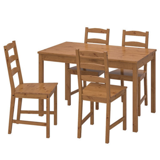 IKEAヨックモック　4人掛けダイニングセット