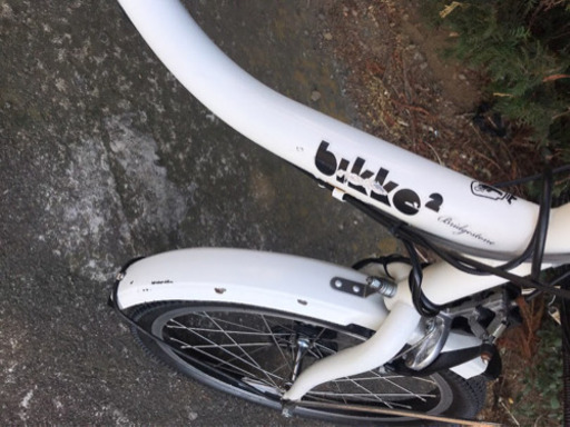 F00N電動自転車E86H?ブリジストンビッケ?３人乗り対応?20インチ?充電器なし‼️