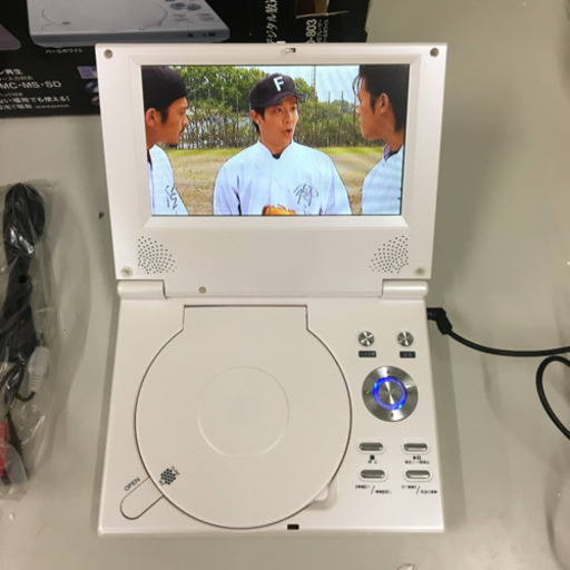 CRPM対応液晶モニター付きポータブルDVDプレーヤー　TMY PDVD-803