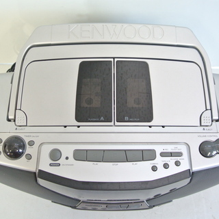 KENWOOD ケンウッド ダブルラジカセ PMS-F3　ラジオ体操 防災グッズ もしものときの備品に　の画像
