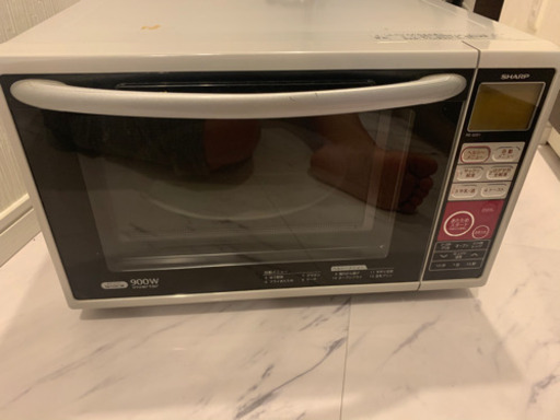 シャープ　電子レンジ900wハイパワー！大容量