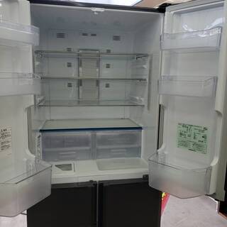 2013年製 MITSUBISHI 三菱 405L フレンチドア 冷蔵庫 MR-A41YW-BR