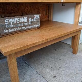 売約済み】無印良品 無印 MUJI 無垢材デスク オーク材 オーク無垢 ロー