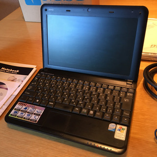 ノートパソコン　MSI Wind Netbook U100 ジャンク