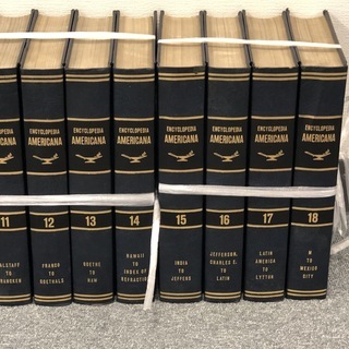 【引き取り希望】洋書 ENCYCLOPEDIA AMERICANA アメリカ百科事典 全30巻の画像