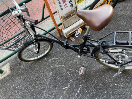 東新宿駅前 6段ギア 鍵 オートライト付き自転車