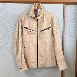 ニコル クラブ　豚革　ライダースジャケット