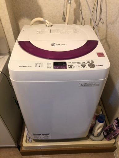 SHARP製 ES-55E9 洗濯機