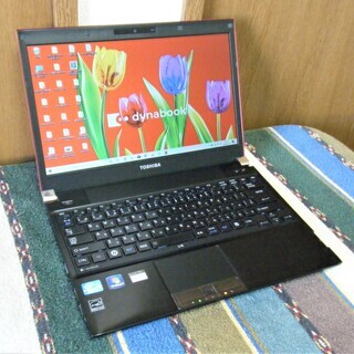💗13.3型/軽量薄型♪/動作良♪/Office 2016📔✎/快適♪メモリ4GB/高性能🆙Core i3/光速☆彡SSD128GB/DVDSマルチ(コピー可)💿/カメラ📹/マイク内臓♬/HDMI📺/Bluetooth®/USB3.0☆彡/すぐ繋がるWi-Fi📶/すぐ使えるWindows10メディア作成ツール付♪📀/点検整備清掃済み😊/dynabook R731 レッドの画像