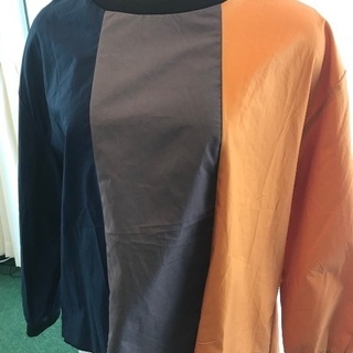 stella marina collezione  トップス  配色レースアップの画像