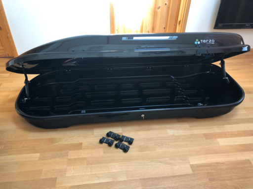 未使用に近い）Terzoエアロクロスライダー EA163CBXルーフボックス