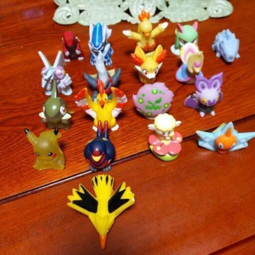 ポケモン　中古指人形　ソフビ　20個　ミュウツー、イーブイも出て来ました❗️