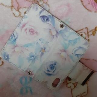 花柄♡手帳ケース iPhone xsの画像