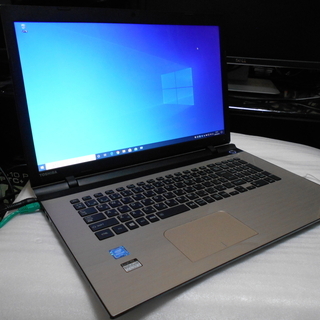 ノートパソコン 東芝 Dynabook 17.3インチ Windows10 SSD128GB メモリ6GB 