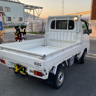 ダイハツ　ハイゼット　トラック　軽トラ　ナビ　車検付き　最上級グレード　ワンオーナー　禁煙車　オートマの画像