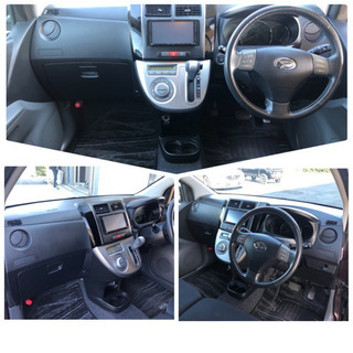 ダイハツ　ミラカスタムRS ターボ　MOMOステアリング　社外ナビ　地デジ　16インチアルミホイール　　プッシュスタート　スマートキーの画像