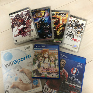 ゲームソフト色々まとめ売り7点