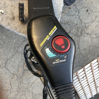 動作品　minn kota ミンコタ エレキ フットコン　ALL TERRAIN 55Lbs Thrust　現物確認 手渡しOK 初期不良対応OKの画像
