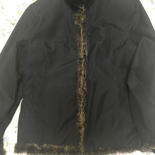 ラビット毛皮ジャケット(リバーシブル)の画像